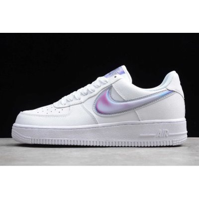 Nike Air Force 1 Low Oversized Swoosh Beyaz / Mavi Kaykay Ayakkabı Türkiye - DX4M2XY3